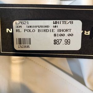 White Ralph Lauren shorts